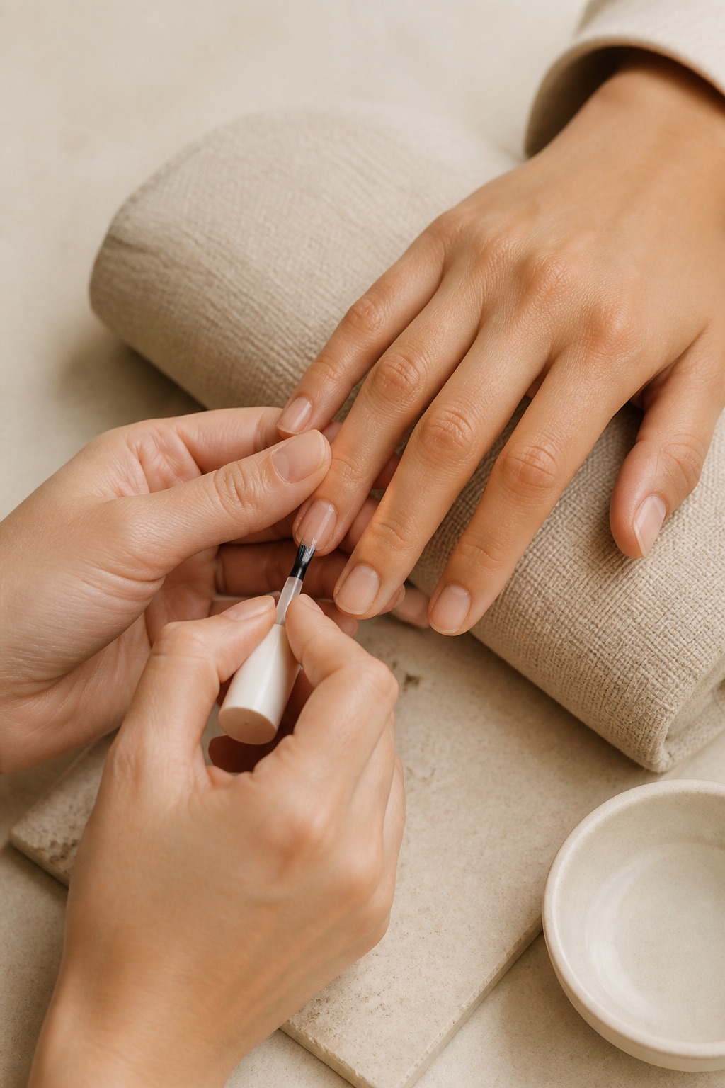 Professional natural nail care and manicure at SkinCity 5.5 Shanghai